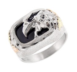 Black Hills Sterling & 12K Sas Gyűrű 64